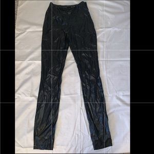 Flare Leather Pants